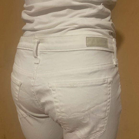 Ag Adriano Goldschmied White Skinny Jeans excellent condition like new - Picture 7 of 13